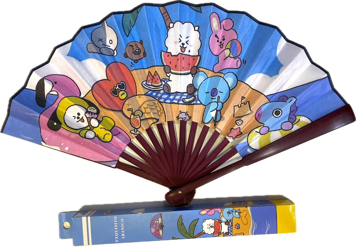 abanico bts l 27cm
