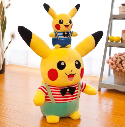 Peluche Pikachu jardinera 50 cm