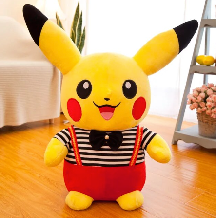 Peluche Pikachu jardinera 50 cm