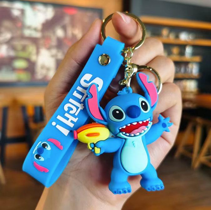 llavero Stitch y angel
