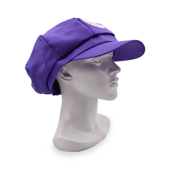 Gorro Boina Waluigi Mario Bros