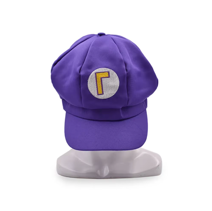 Gorro Boina Waluigi Mario Bros