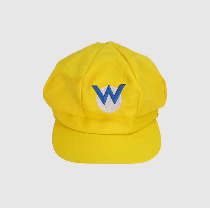 gorro boina wario de mario bross