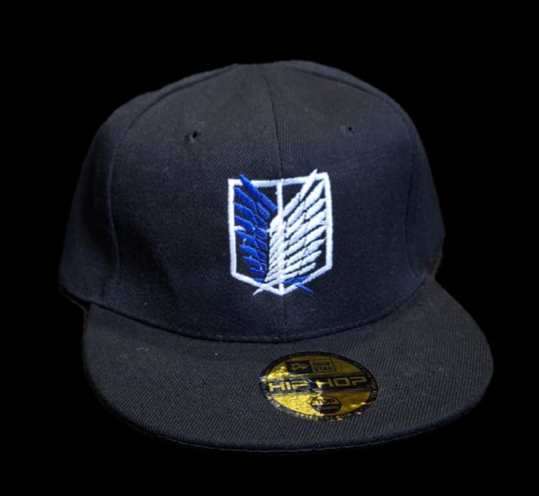 Jockey o gorro shingeki Bordado negro