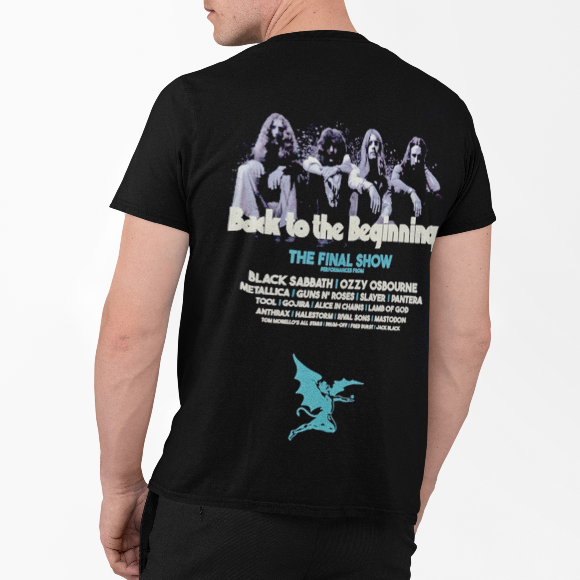 Polera Black sabbath back to the beginning