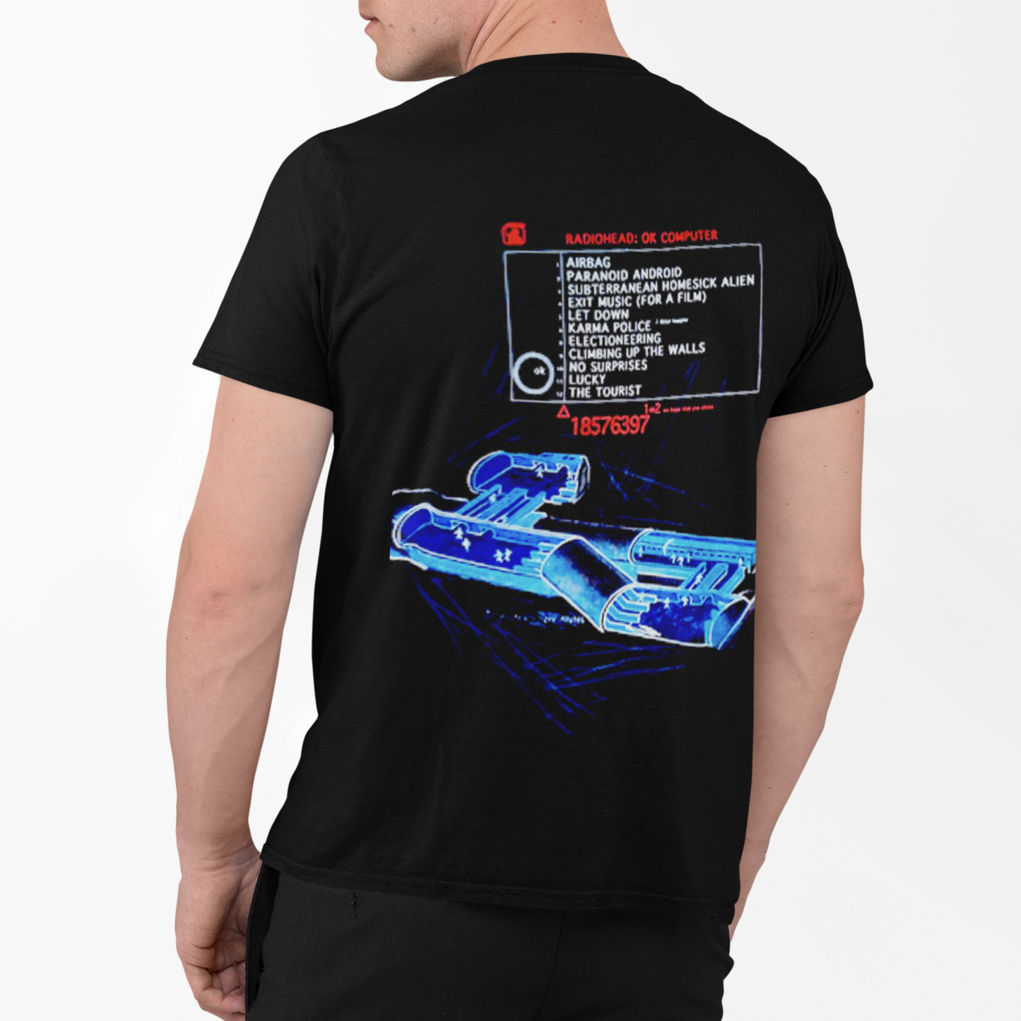 Polera de Radiohead Ok Computer