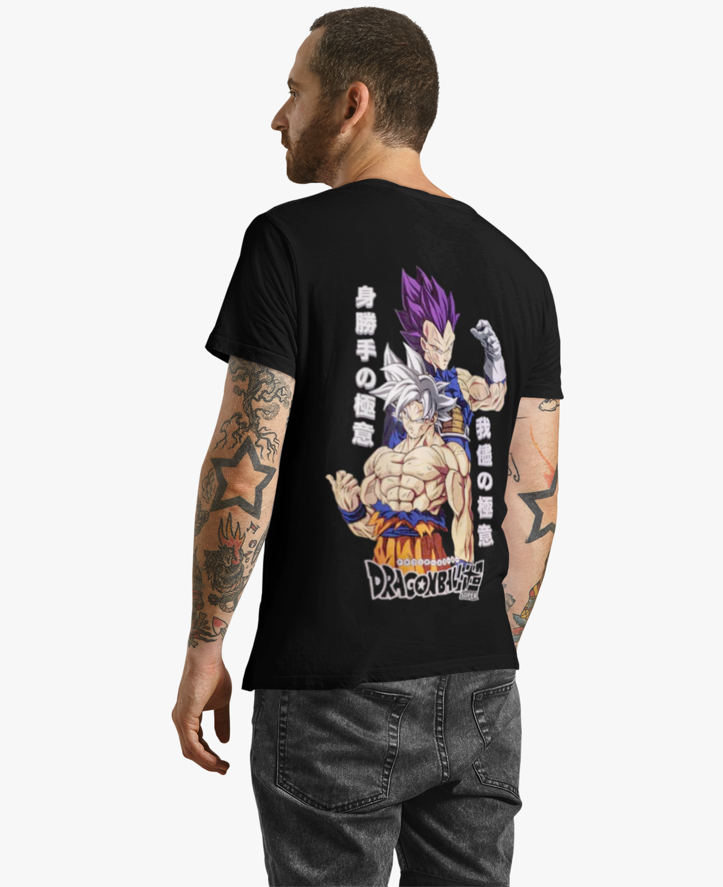 polera drangon ball super ultra instinto