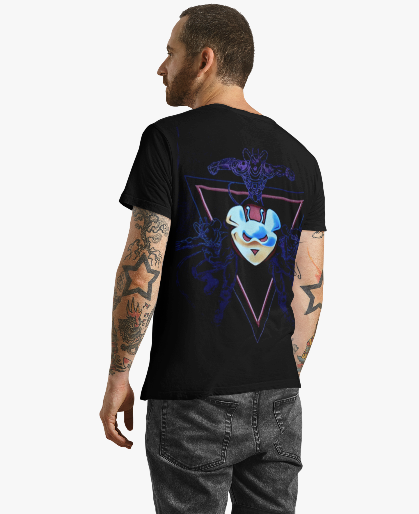 Polera de los Motorratones de Marte