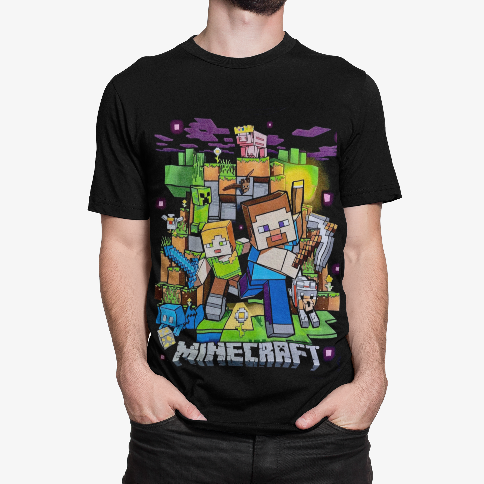Polera Minecraft 7