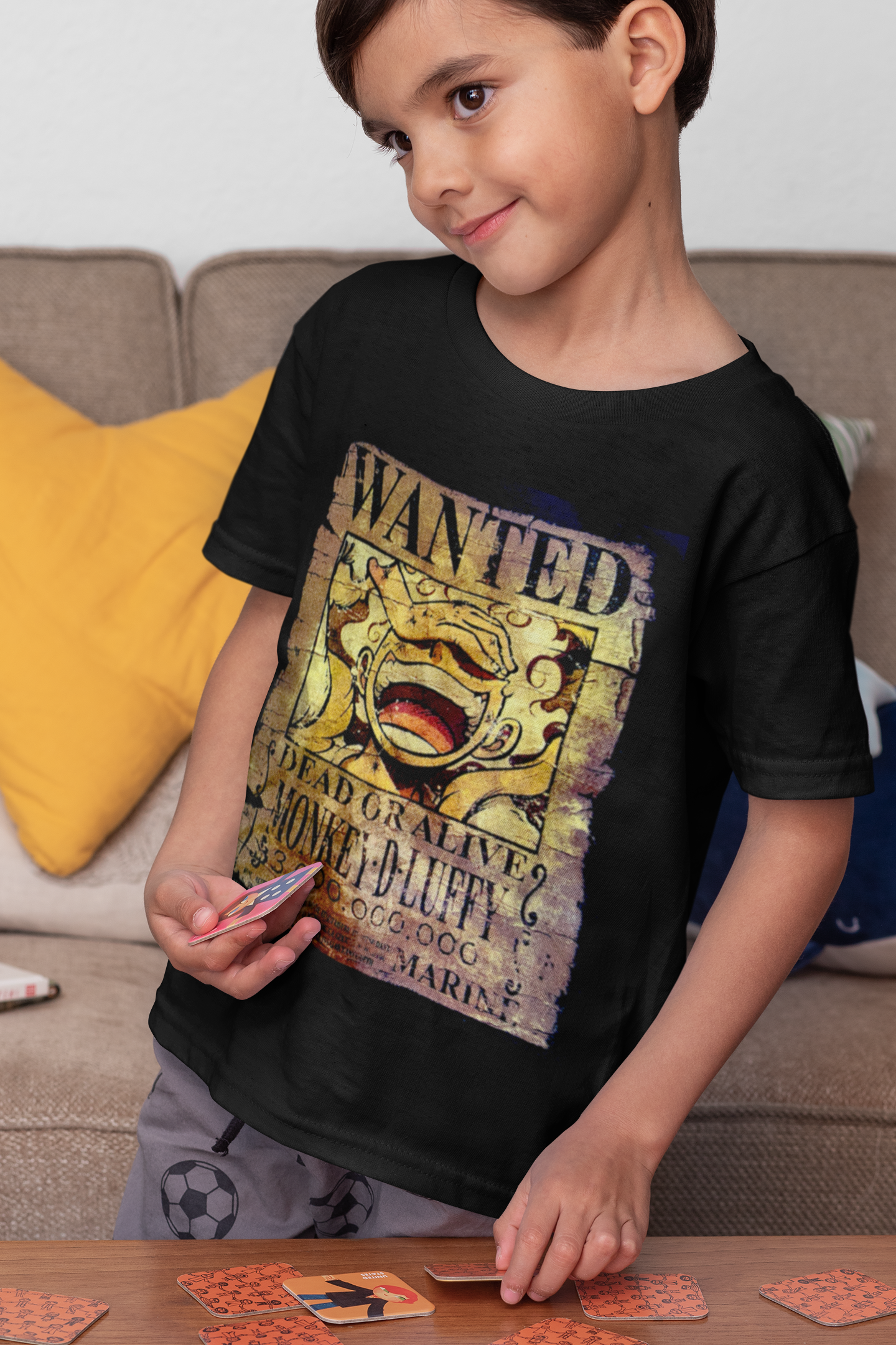 polera one piece ¡luffy se busca!