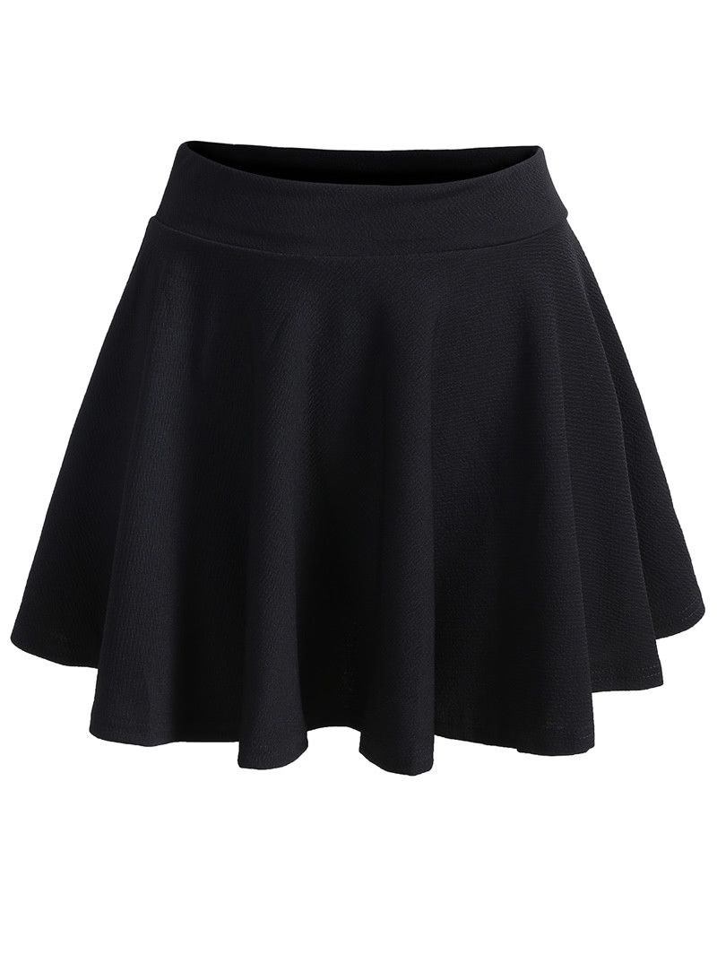falda skater negra