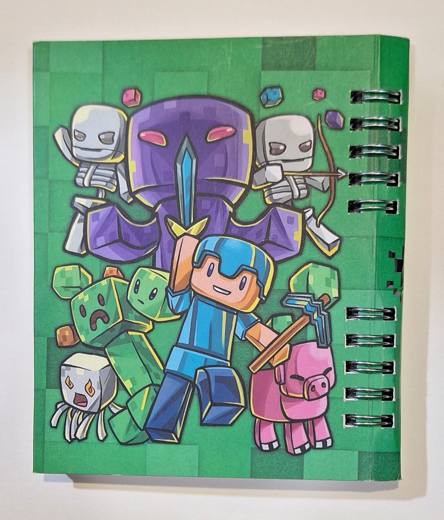 Libreta de Minecraft.