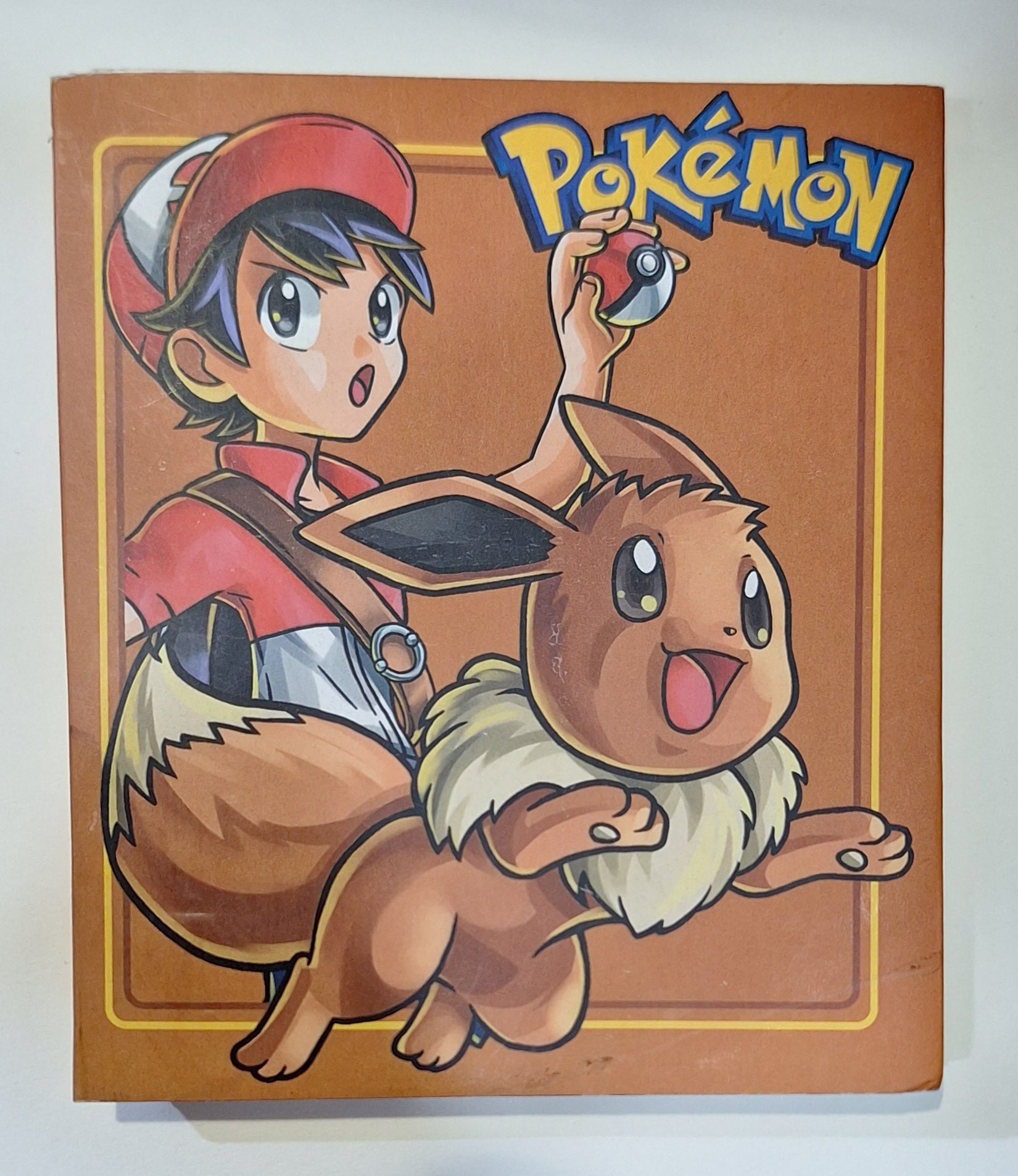 Libreta de Pokemon Eevee y Ash