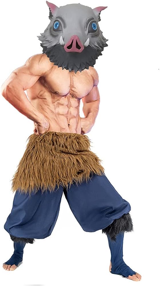 cosplay inosuke con mascara