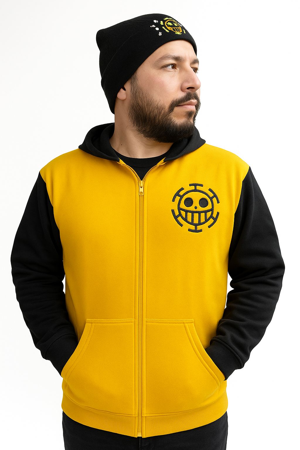 Poleron trafalgar law bordado