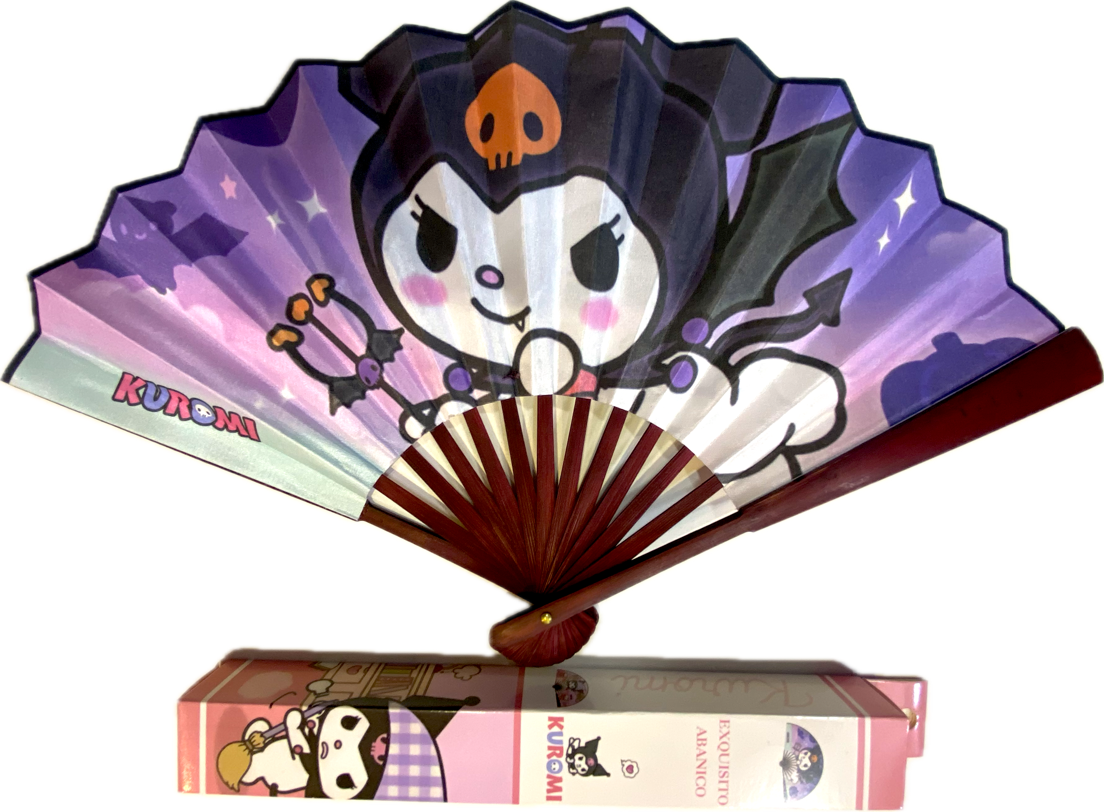 abanico kuromi l 27cm