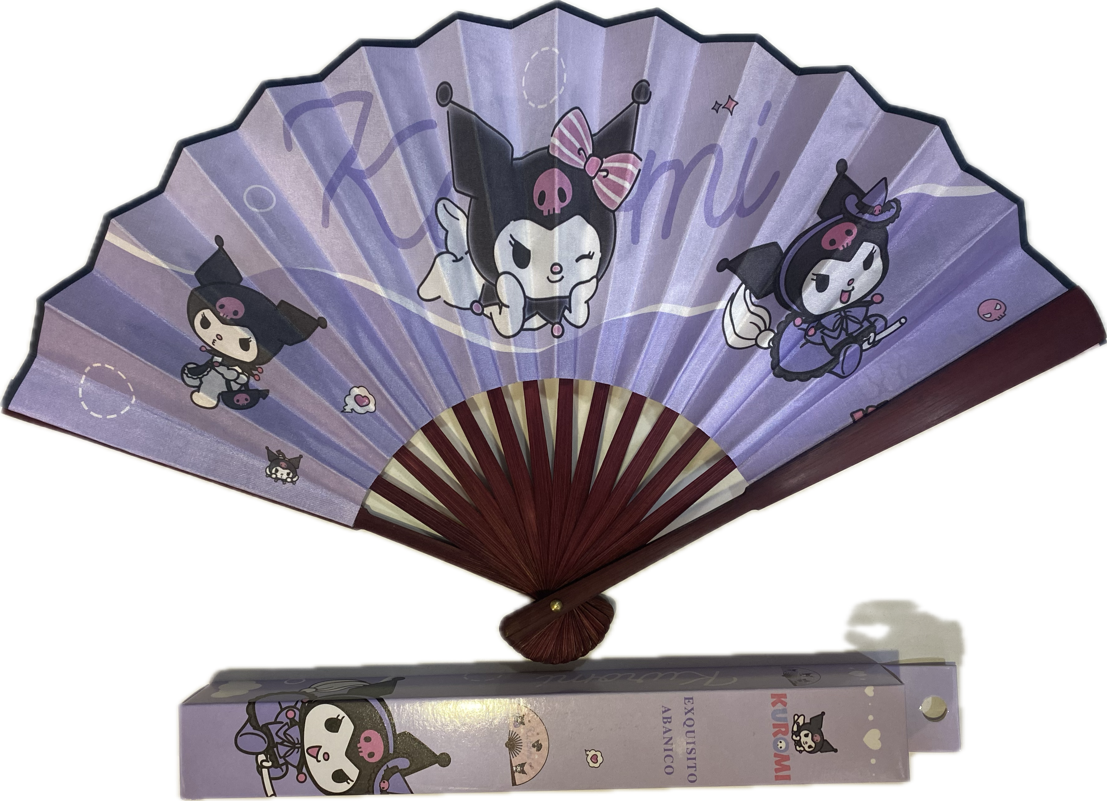 abanico kuromi ll 27cm