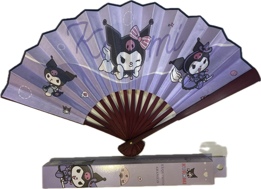 abanico kuromi ll 27cm