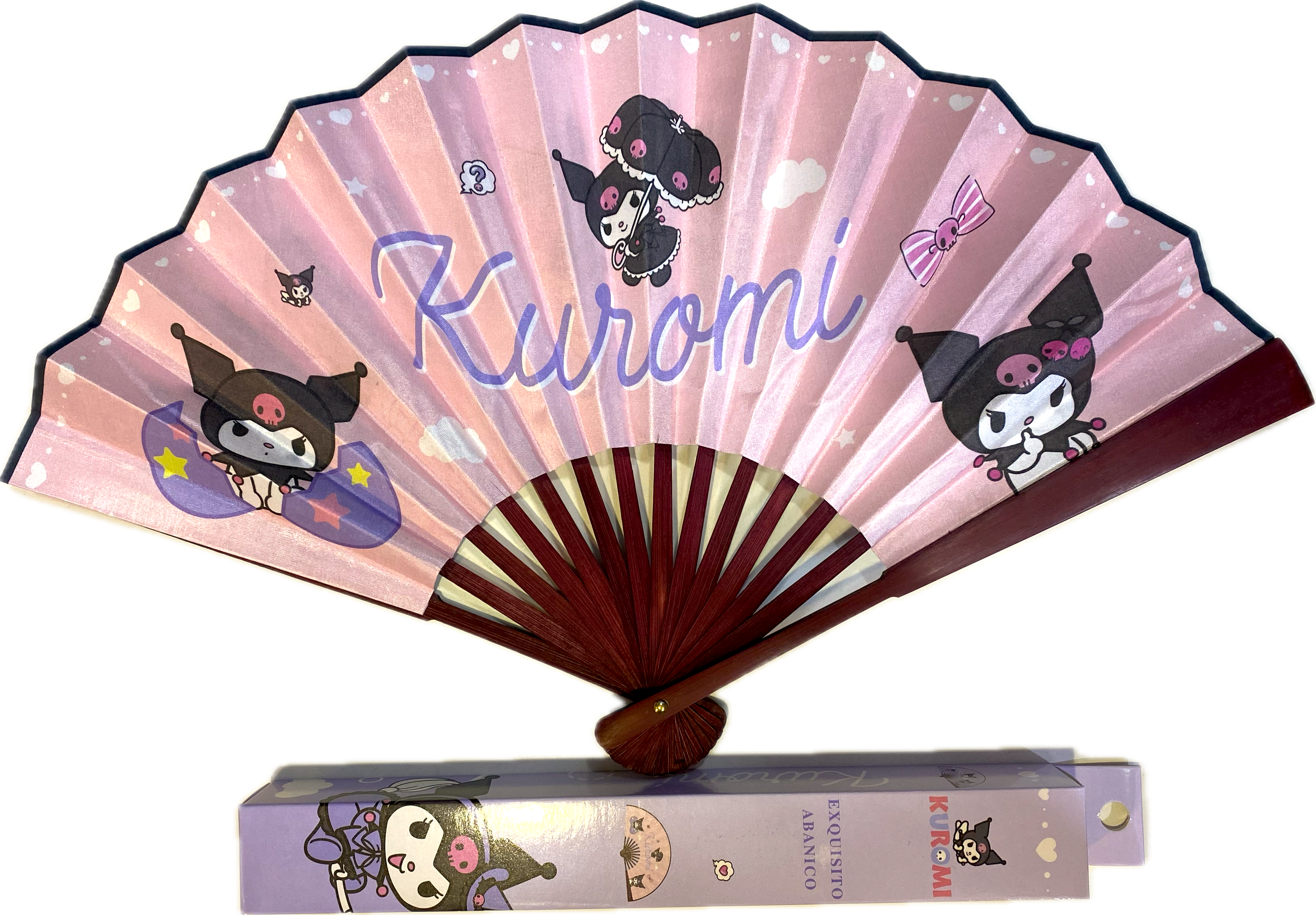 abanico kuromi ll 27cm