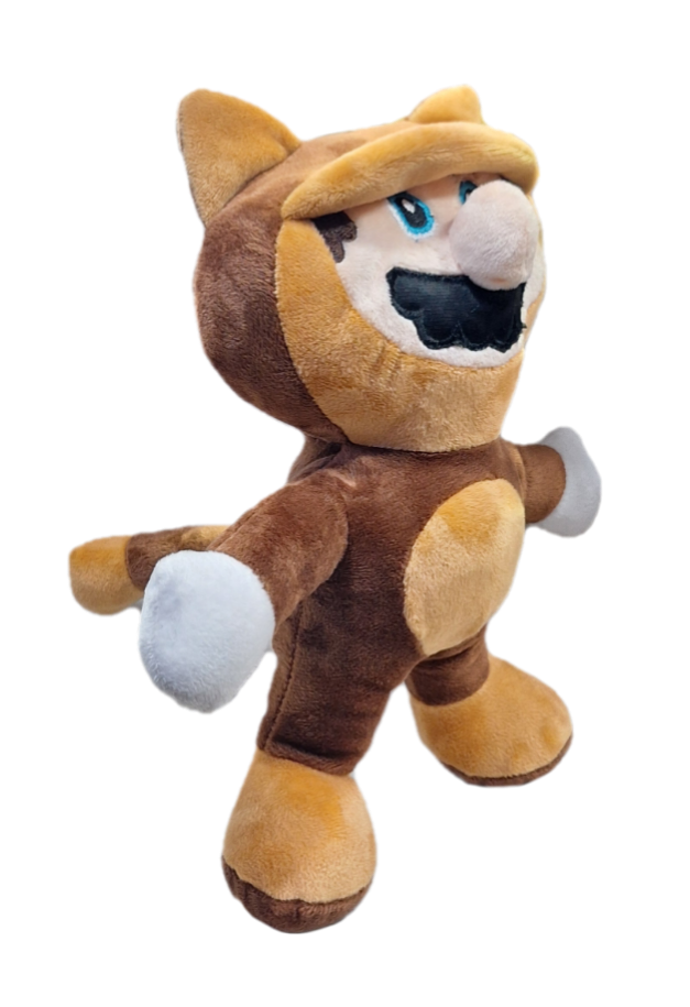 Peluche de Super Mario Bros con Traje de Gato 28 cm