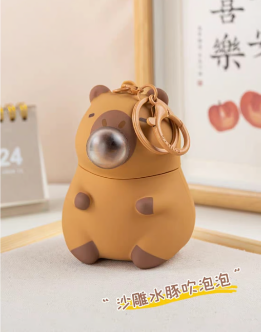 llavero capibara moco