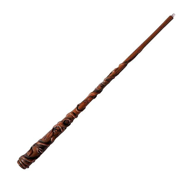 Varita de Hermione 42 cm + ticket de plataforma 9 3/4 y guia de hechizos