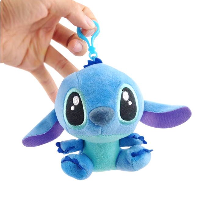 llavero stitch y angie de peluche
