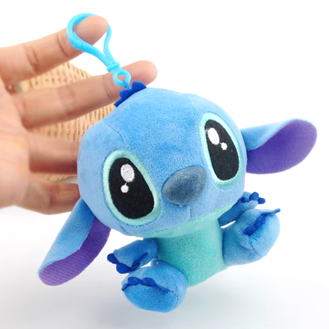 llavero stitch y angie de peluche