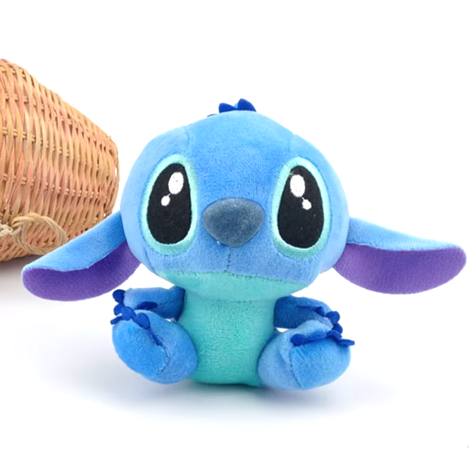 llavero stitch y angie de peluche
