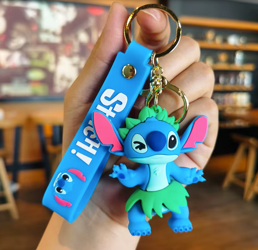 llavero Stitch y angel