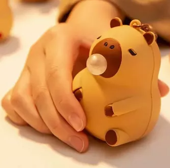 llavero capibara moco