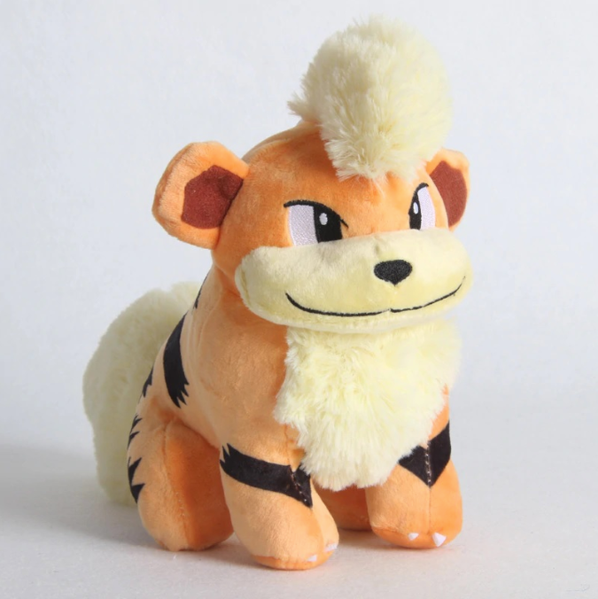 peluche pokemon Growlithe 21cm