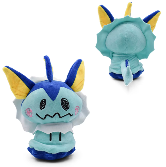 peluche pokemon mimikyu vaporeon 26cm