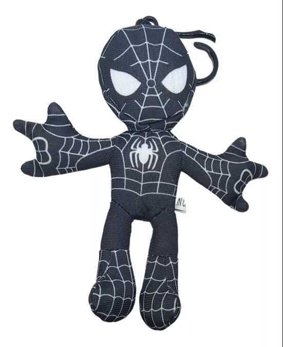 llavero spiderman  negro 16cm