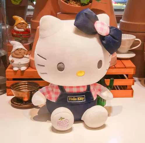 peluche hello kitty jardinera 27cm