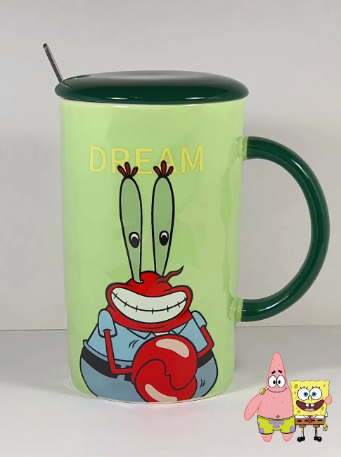 taza don cangrejo de bob esponja