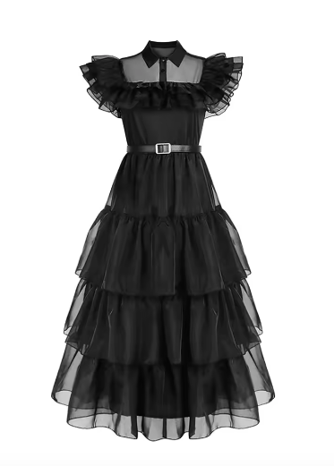 Disfraz Cosplay de Merlina baile