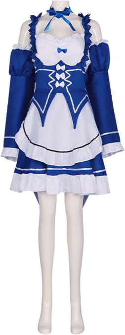 disfraz Re Zero Ram Rem azul