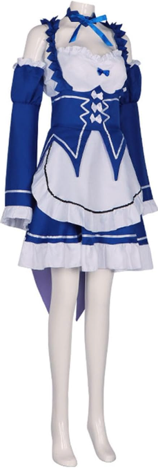 disfraz Re Zero Ram Rem azul