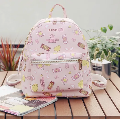 mochila sakura card captor rosada