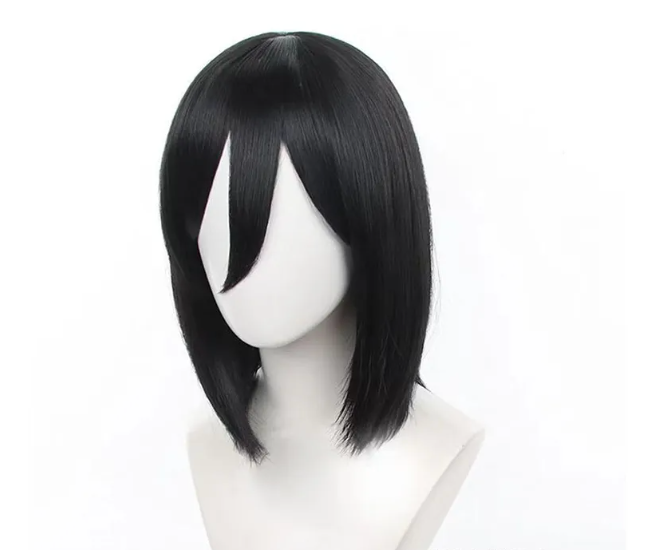 peluca mikasa de attack on titan