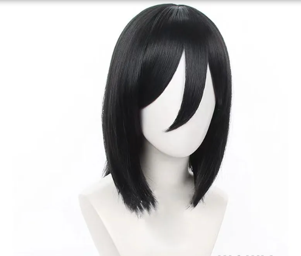 peluca mikasa de attack on titan