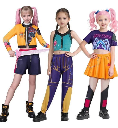 Cosplay Disfraz Guerreras K-pop Rumi Mira Zoey Huntrix 6