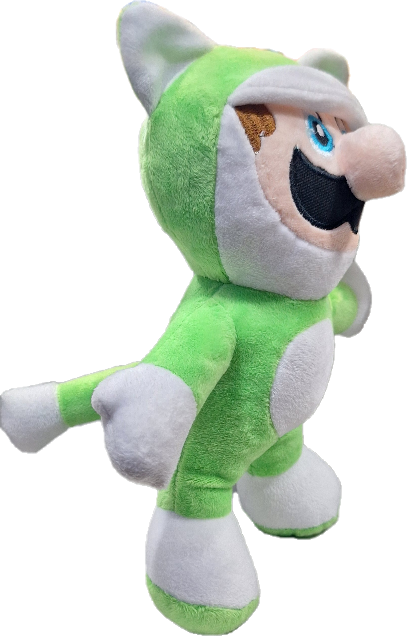 Peluche de Super Mario Bros con Traje de Gato 28 cm