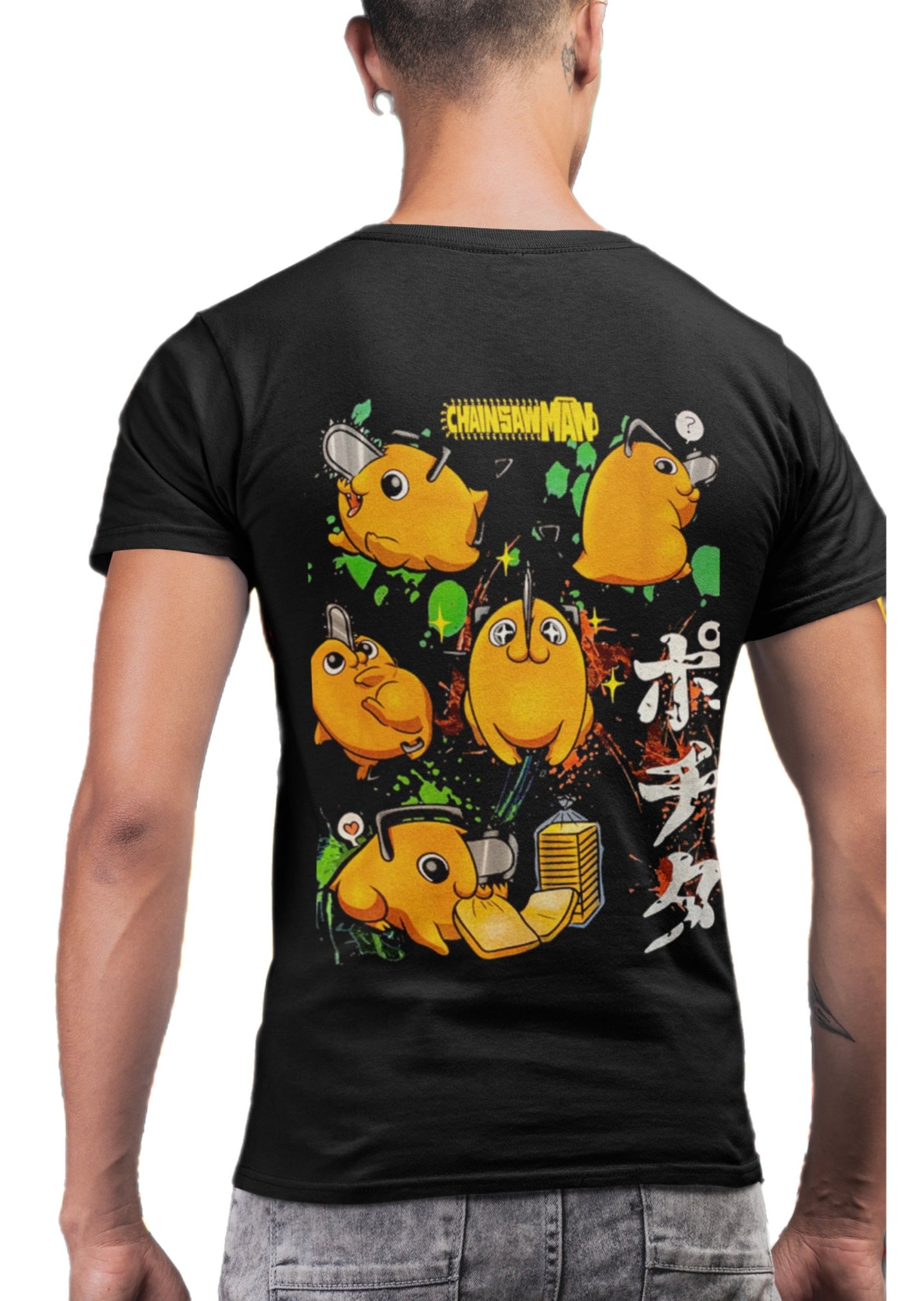Polera de Pochita chainsaw man