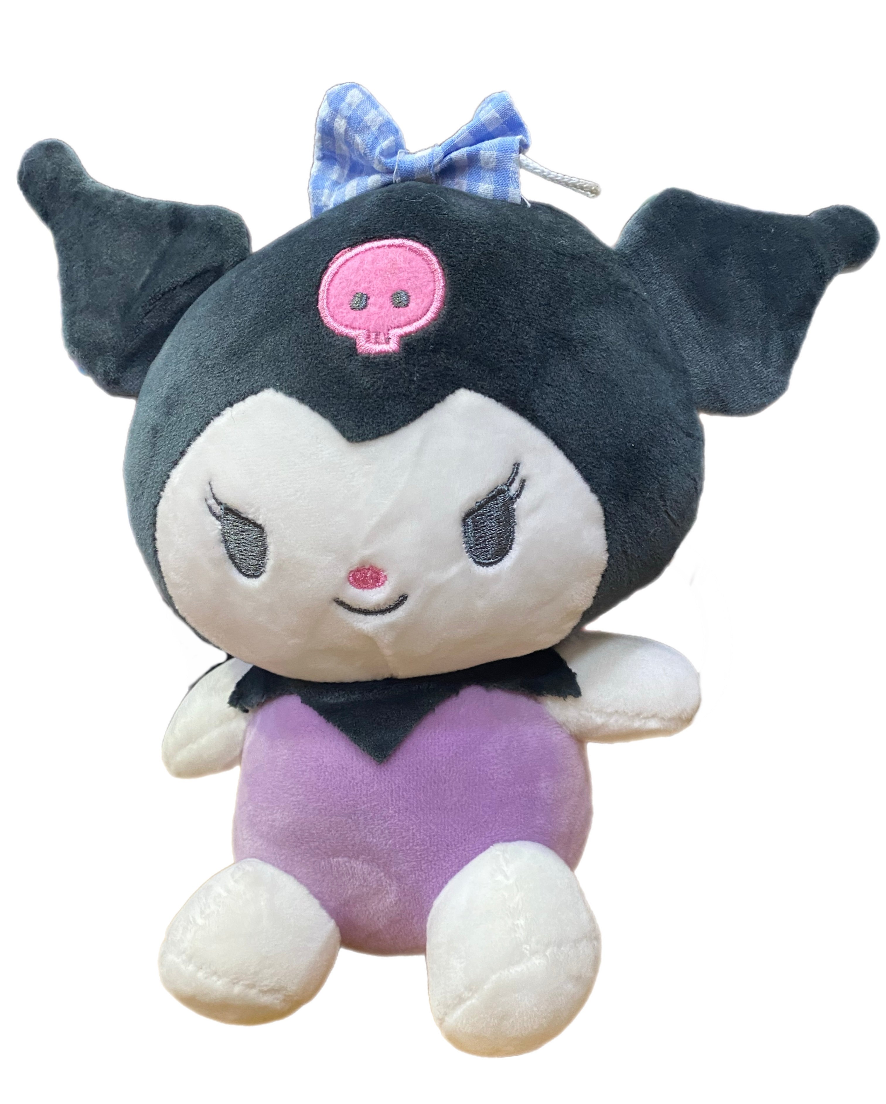 peluche kuromi lazo azul