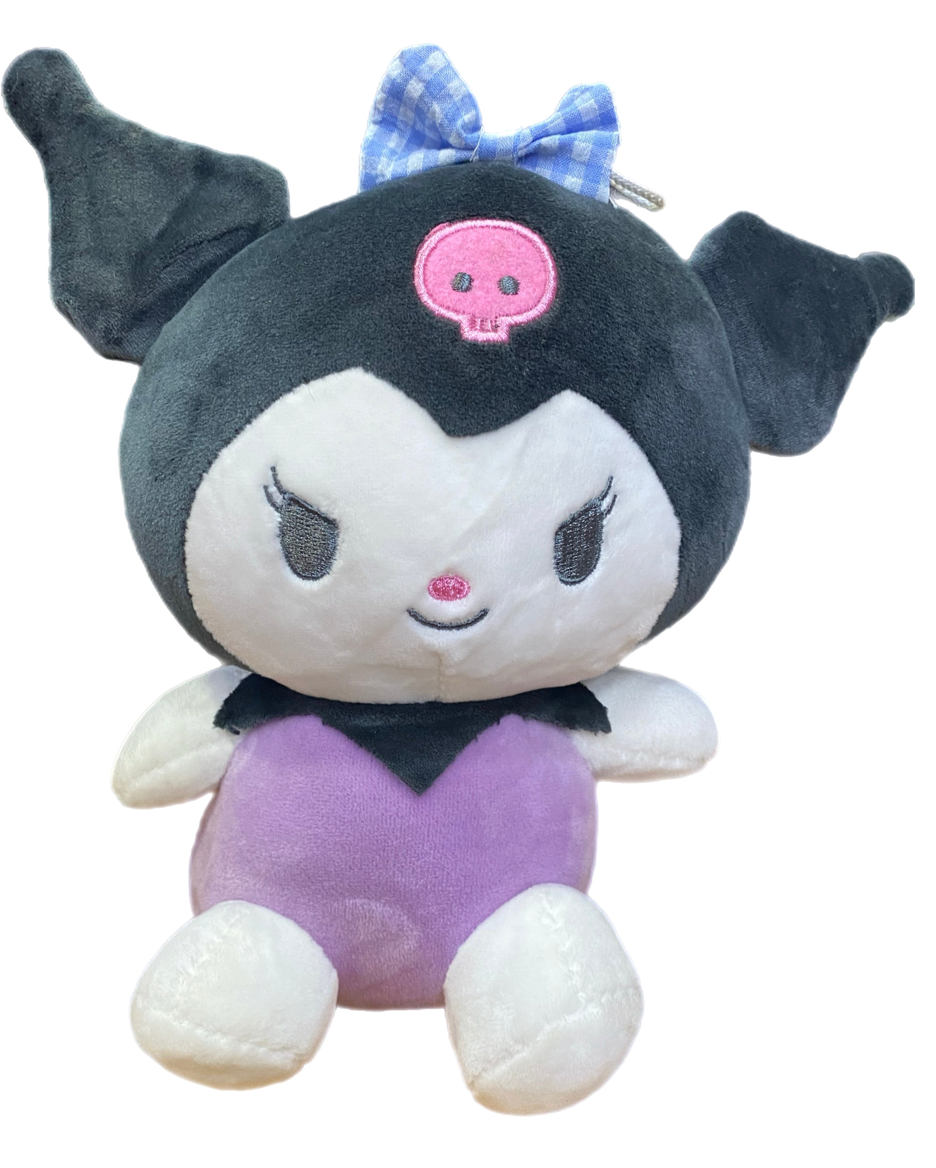 peluche kuromi lazo azul