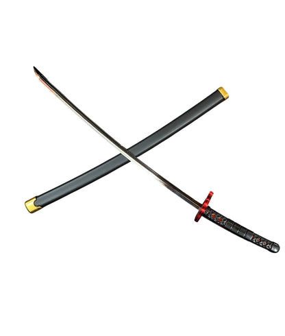 katana mini tanjiro de fuego 25cm
