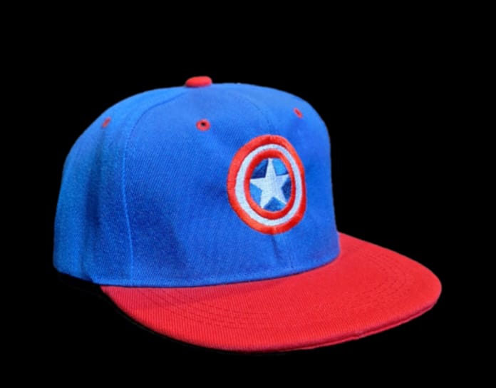 Jockey o gorro de capitan america bordado