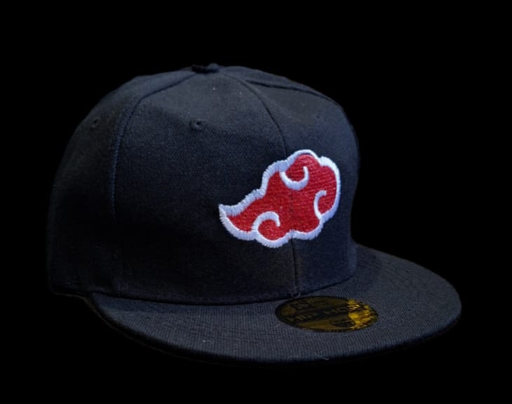 Jockey o gorro Akatsuki Bordado negro